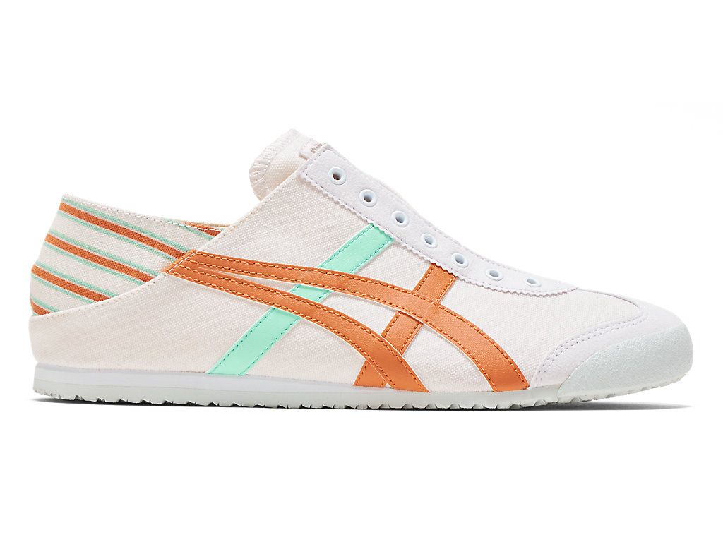 Women\'s Onitsuka Tiger Mexico 66 Paraty Mexico 66 White/Rust Orange | 52109QYCL