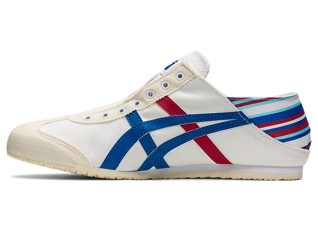 Women's Onitsuka Tiger Mexico 66 Paraty Mexico 66 White/Classic Blue | 93140QVTX