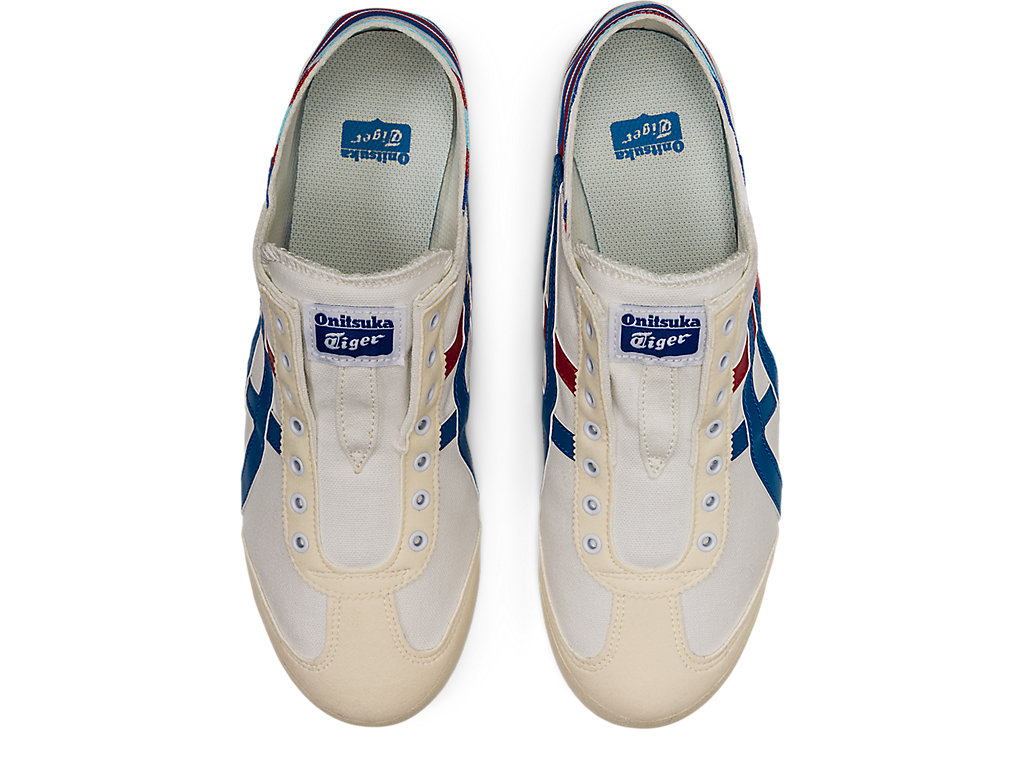 Women's Onitsuka Tiger Mexico 66 Paraty Mexico 66 White/Classic Blue | 93140QVTX