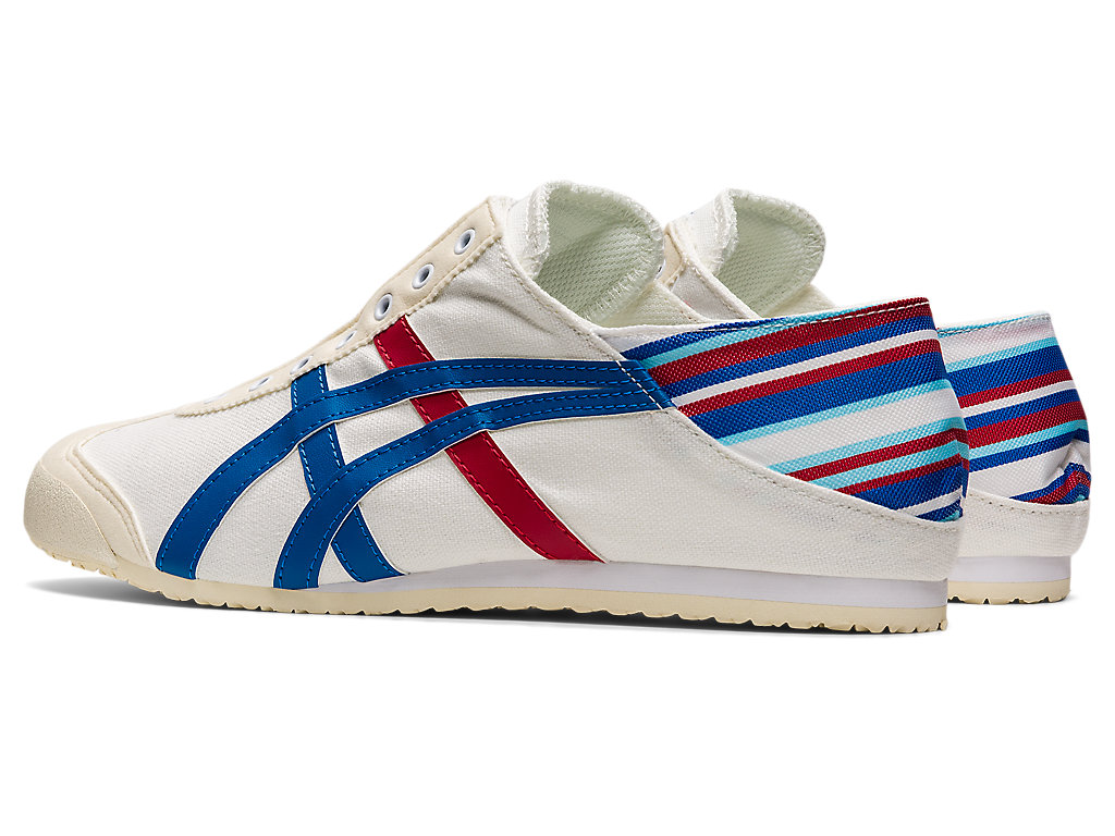 Women's Onitsuka Tiger Mexico 66 Paraty Mexico 66 White/Classic Blue | 93140QVTX