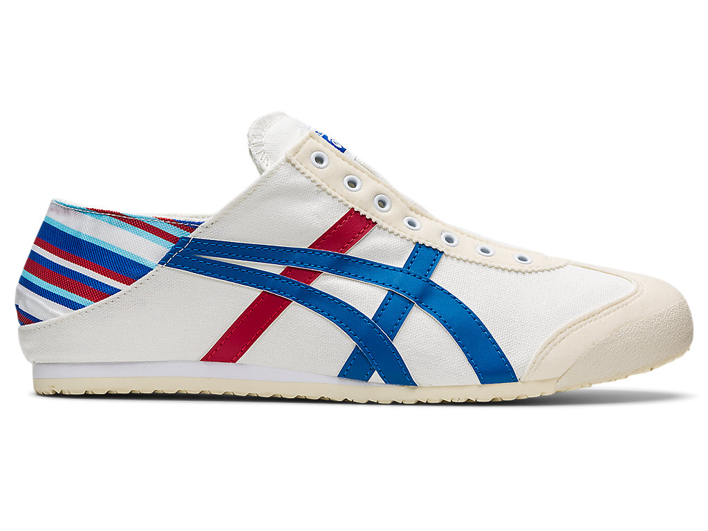 Women\'s Onitsuka Tiger Mexico 66 Paraty Mexico 66 White/Classic Blue | 93140QVTX