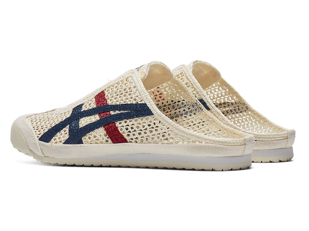 Women's Onitsuka Tiger Mexico 66 Sabot Mexico 66 Cream/Mako Blue | 76051YWRH