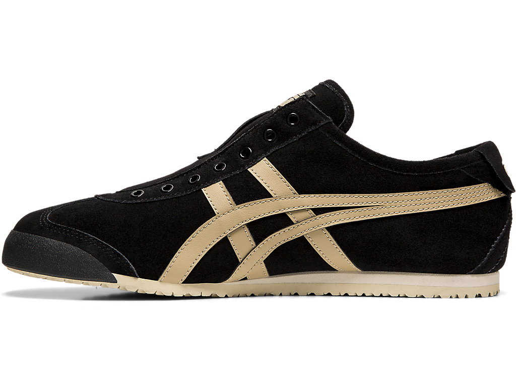 Women's Onitsuka Tiger Mexico 66 Slip-on Mexico 66 Black/Wood Crepe | 20738OIAF