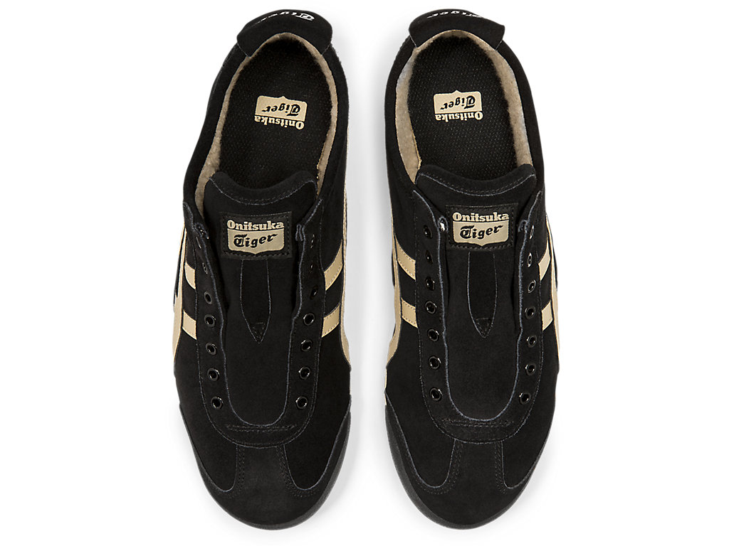 Women's Onitsuka Tiger Mexico 66 Slip-on Mexico 66 Black/Wood Crepe | 20738OIAF