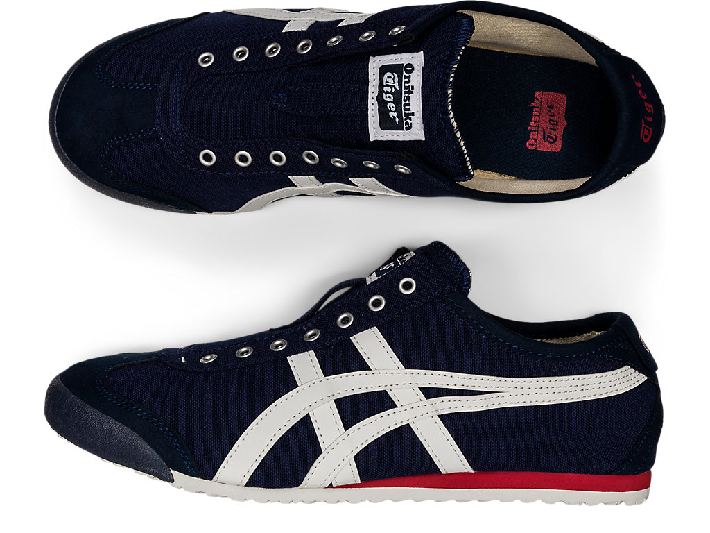 Women's Onitsuka Tiger Mexico 66 Slip-on Mexico 66 Navy/Off White | 42065LFBR