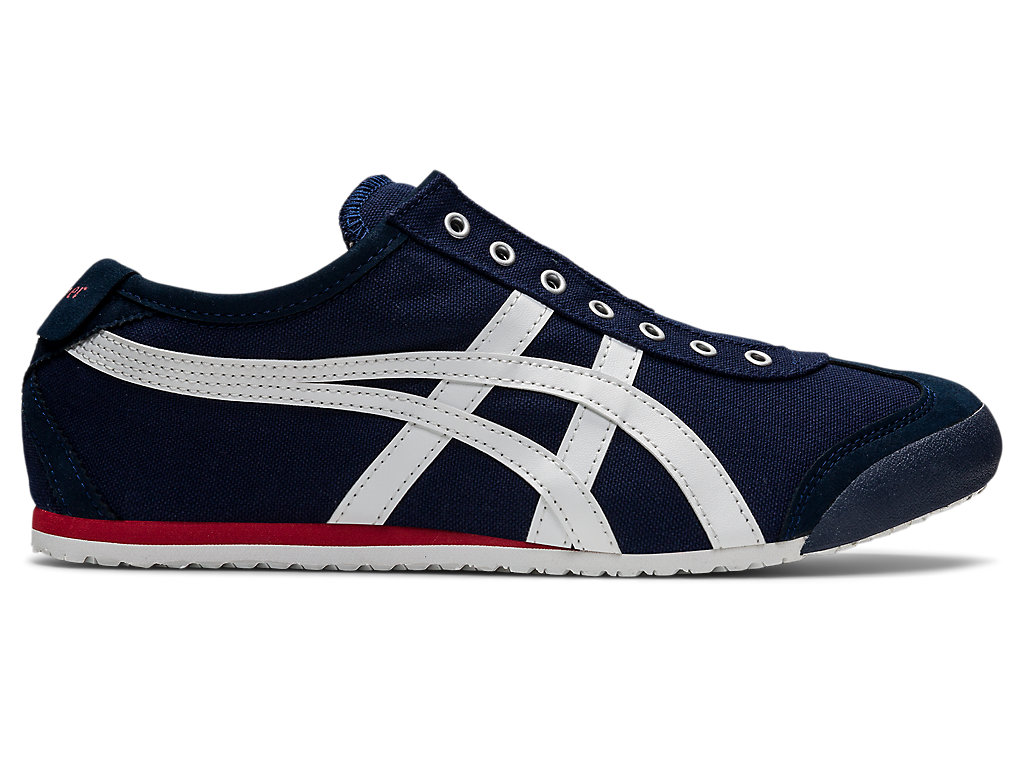 Women\'s Onitsuka Tiger Mexico 66 Slip-on Mexico 66 Navy/Off White | 42065LFBR