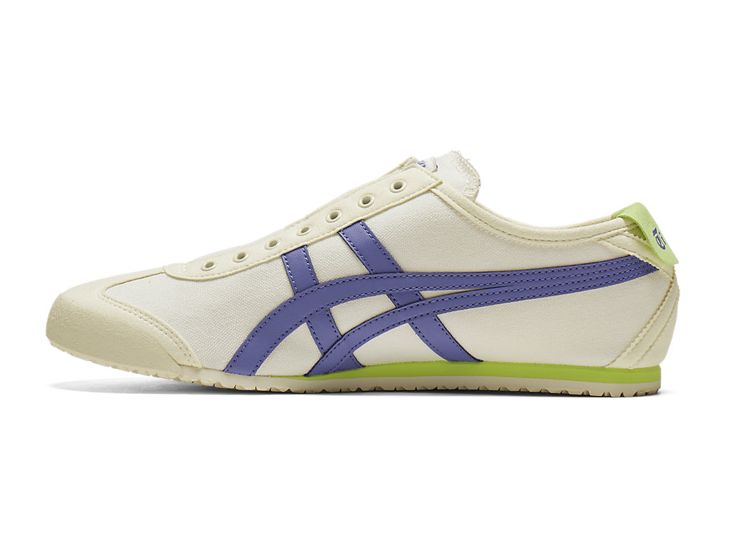 Women's Onitsuka Tiger Mexico 66 Slip-on Mexico 66 Cream/Ultramarine Blue | 97580PGBF