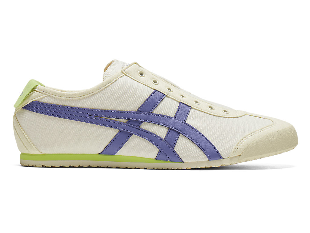 Women\'s Onitsuka Tiger Mexico 66 Slip-on Mexico 66 Cream/Ultramarine Blue | 97580PGBF