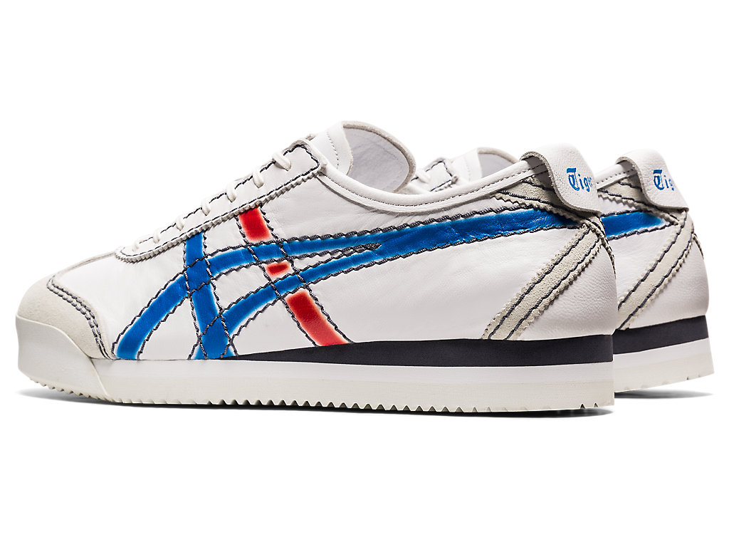 Women's Onitsuka Tiger Mexico 66® Sd Pf Mexico 66 White/Directoire Blue | 41237SJTC