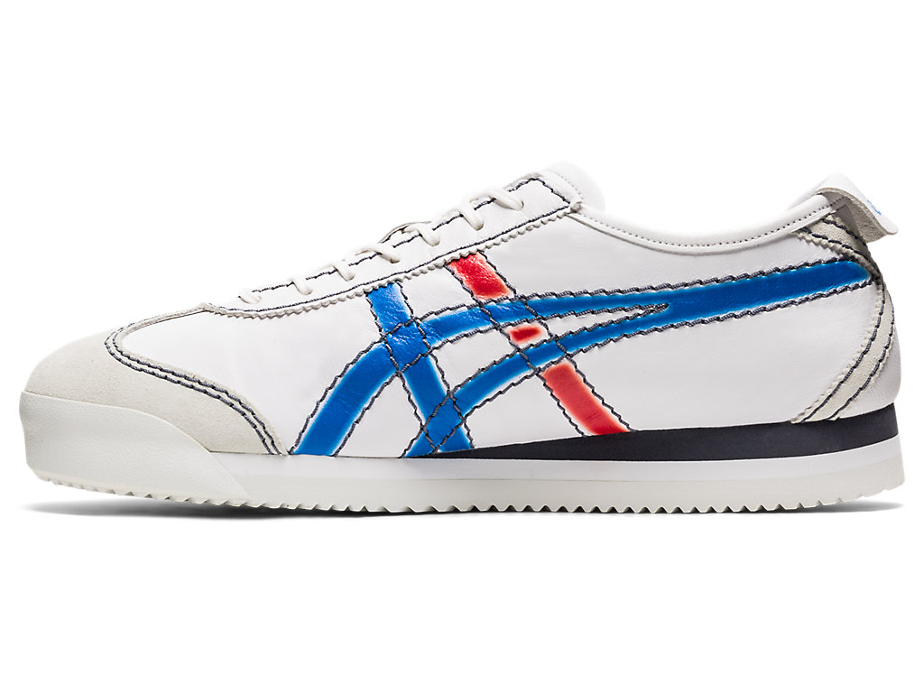 Women's Onitsuka Tiger Mexico 66® Sd Pf Mexico 66 White/Directoire Blue | 41237SJTC