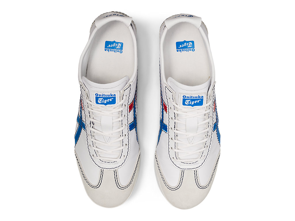 Women's Onitsuka Tiger Mexico 66® Sd Pf Mexico 66 White/Directoire Blue | 41237SJTC