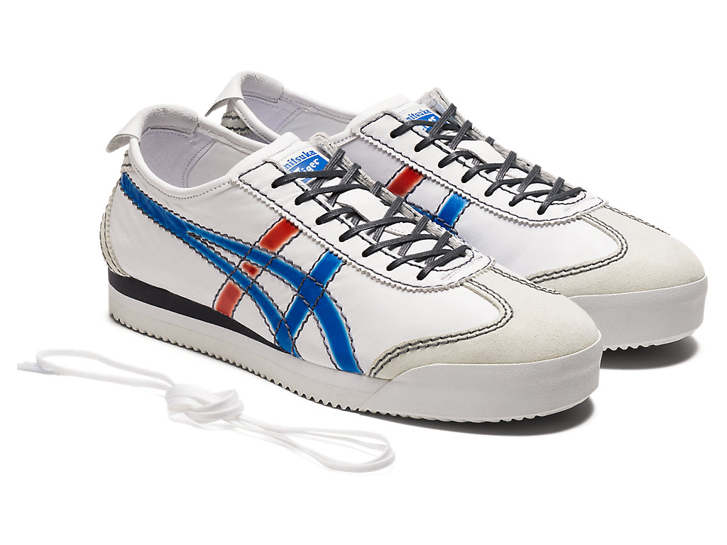 Women's Onitsuka Tiger Mexico 66® Sd Pf Mexico 66 White/Directoire Blue | 41237SJTC