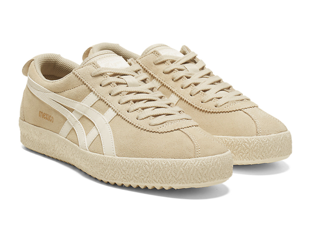 Women's Onitsuka Tiger Mexico Delegation Shoes Vanilla/Cream | 94560MERD