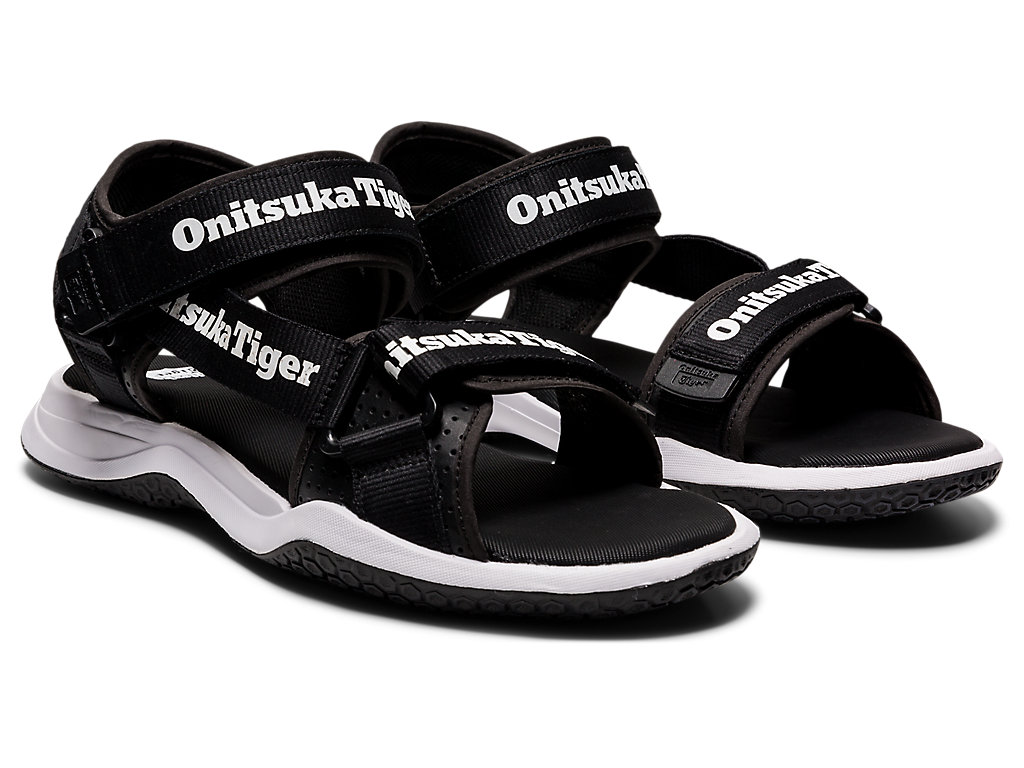 Women's Onitsuka Tiger Ohbori™ Strap Shoes Black/White | 43169QAUX