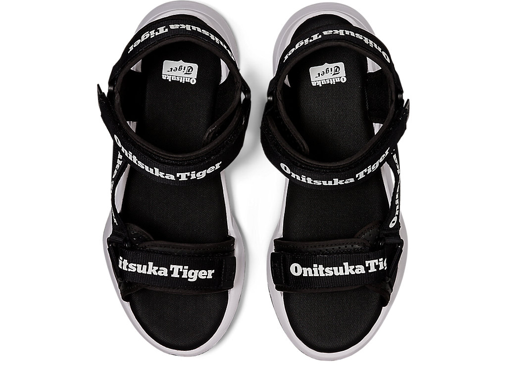 Women's Onitsuka Tiger Ohbori™ Strap Shoes Black/White | 43169QAUX