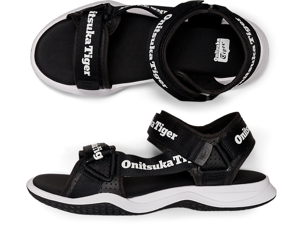 Women's Onitsuka Tiger Ohbori™ Strap Shoes Black/White | 43169QAUX