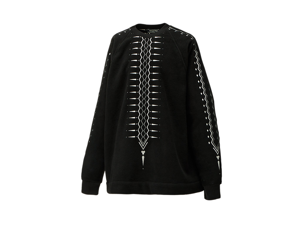 Women's Onitsuka Tiger Oversized Top Clothing Black/White | 43860AXKZ