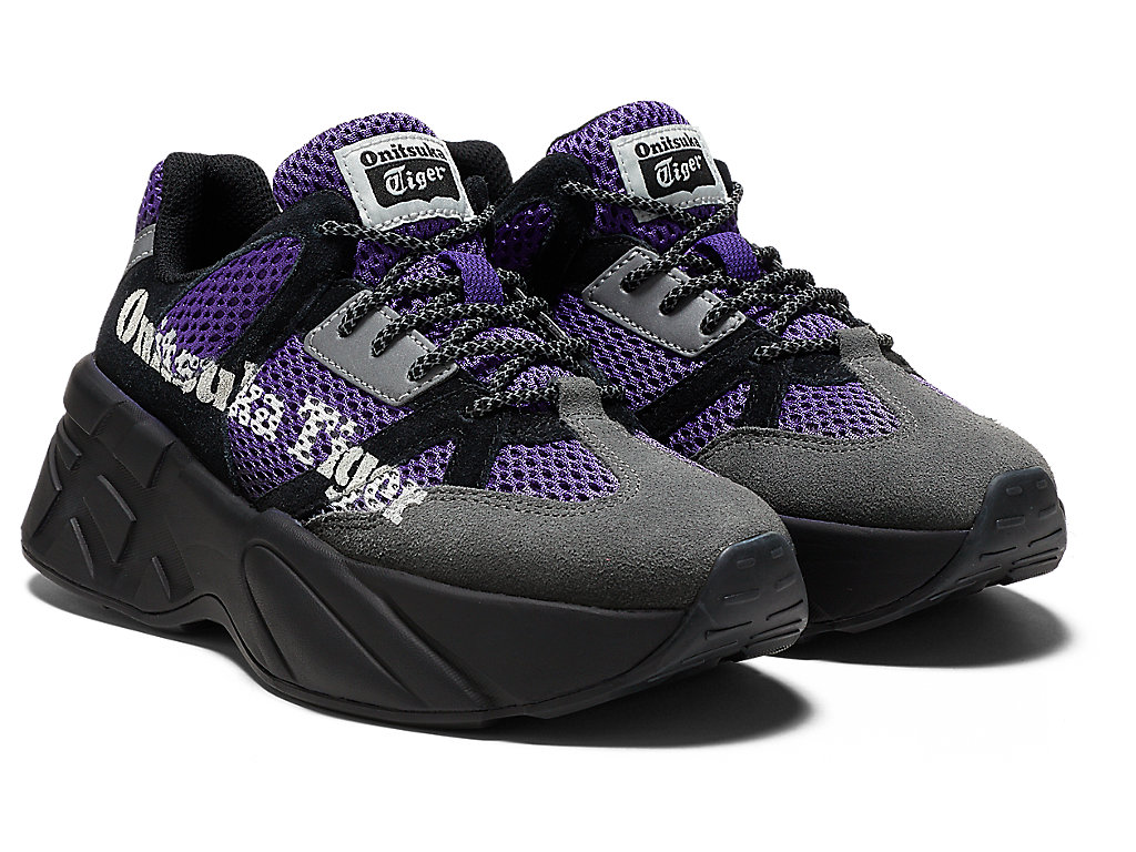 Women's Onitsuka Tiger P-trainer Shoes Gentry Purple/Black | 21635LZEW