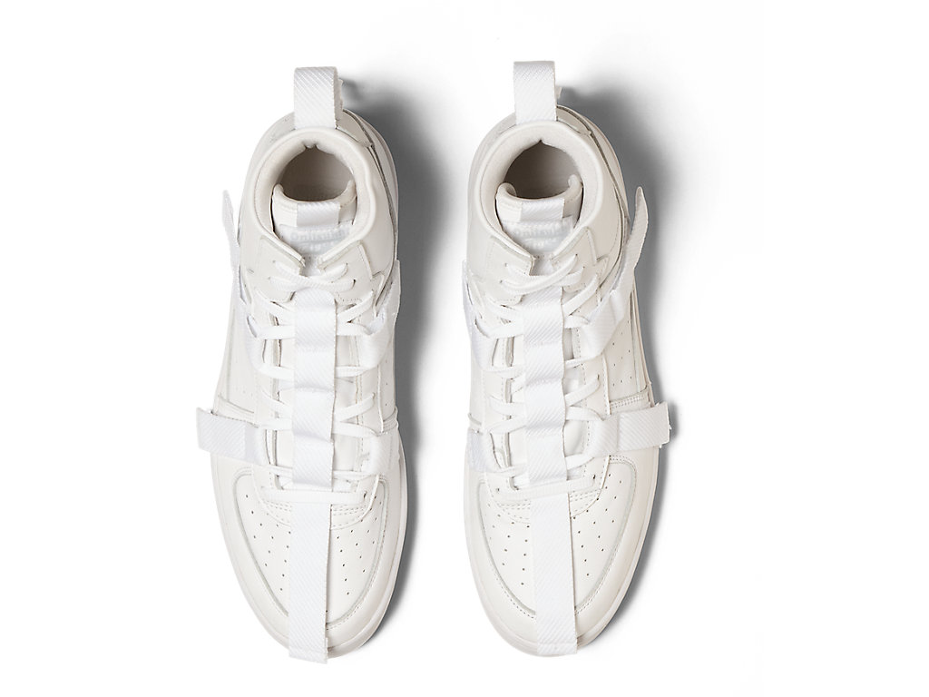 Women's Onitsuka Tiger Petal Shoes White/White | 76518HPLN