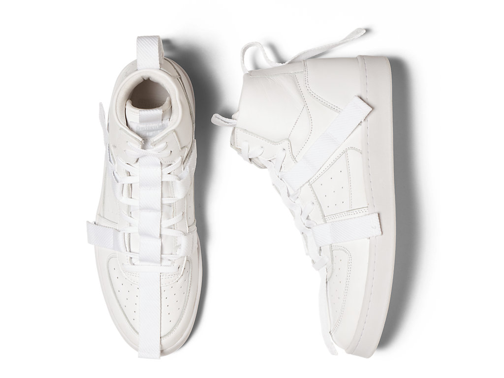 Women's Onitsuka Tiger Petal Shoes White/White | 76518HPLN