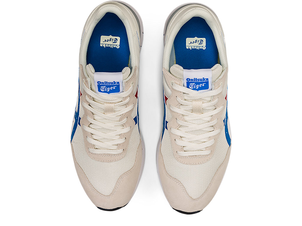 Women's Onitsuka Tiger Rebilac Runner Shoes Cream/Directoire Blue | 50912PMWJ