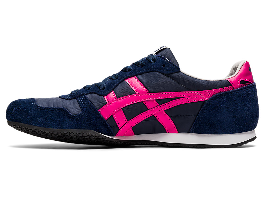 Women's Onitsuka Tiger Serrano Shoes Midnight/Dragon Fruit | 08127BINU