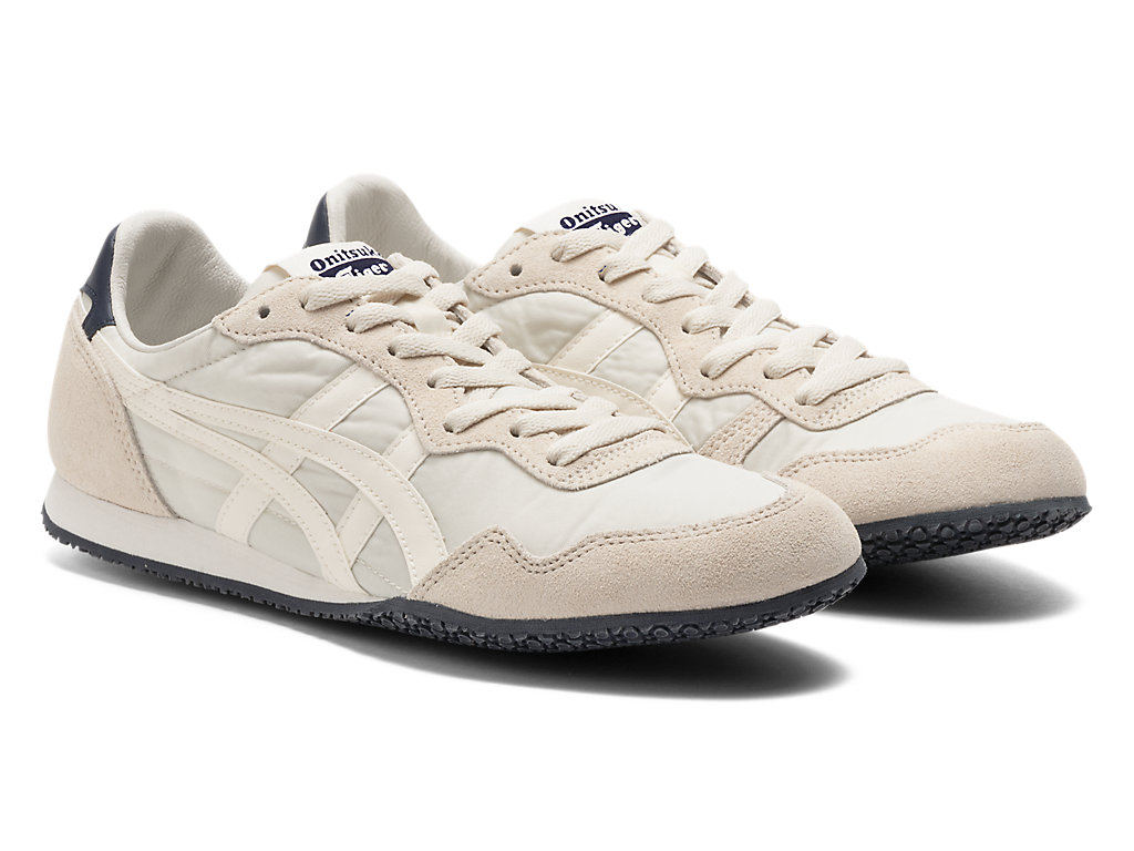 Women's Onitsuka Tiger Serrano Shoes Oatmeal/Cream | 02183WQUD