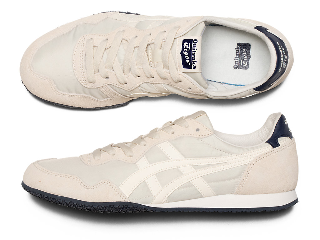 Women's Onitsuka Tiger Serrano Shoes Oatmeal/Cream | 02183WQUD