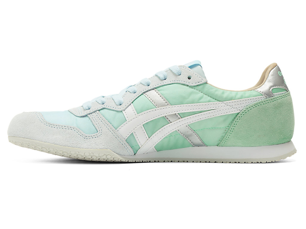 Women's Onitsuka Tiger Serrano Shoes Soft Sky/White | 89217LFQP