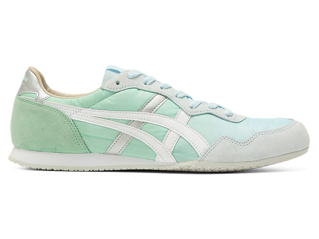 Women\'s Onitsuka Tiger Serrano Shoes Soft Sky/White | 89217LFQP