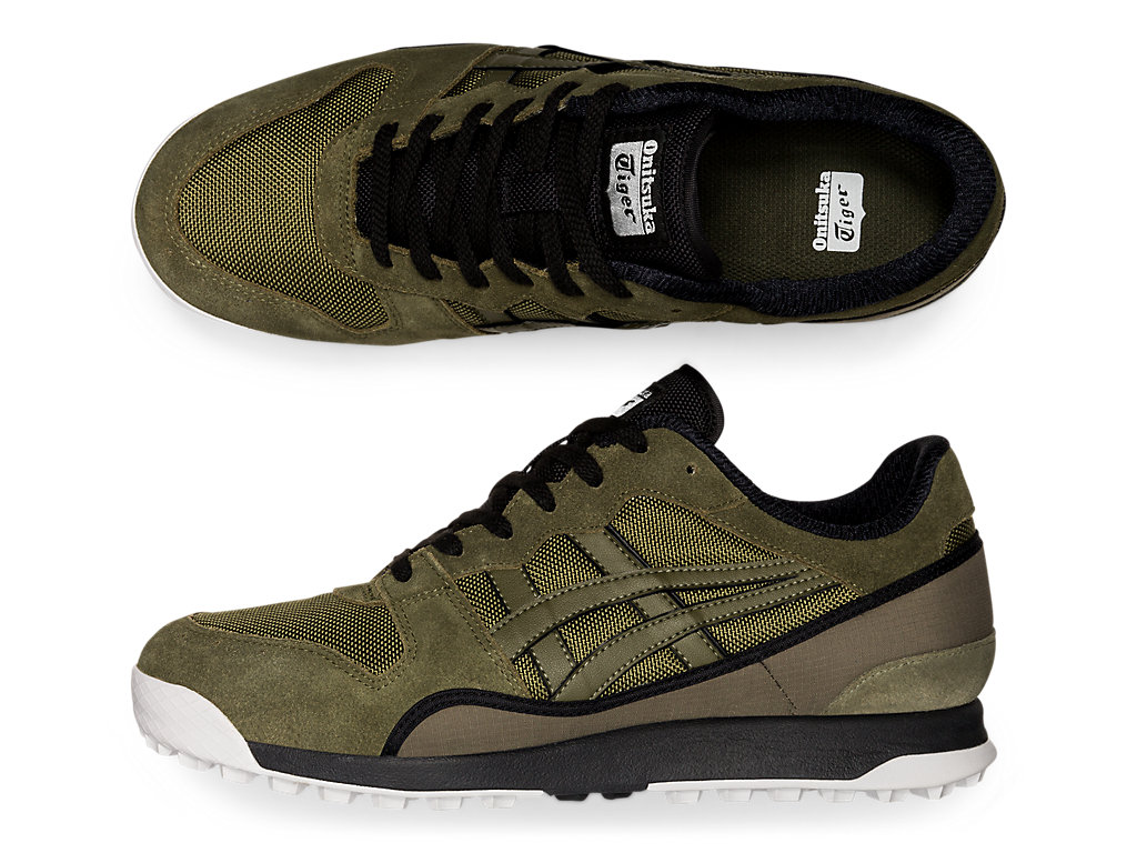 Women's Onitsuka Tiger Tiger Horizonia Shoes Bronze Green/Mantle Green | 54187UKRF