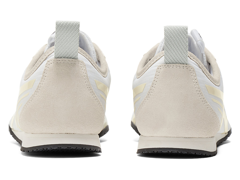 Women's Onitsuka Tiger Tirrack Shoes White/Birch | 58604VKRQ