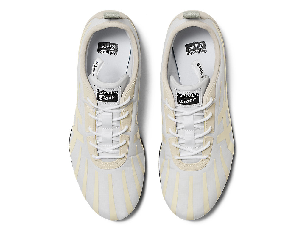 Women's Onitsuka Tiger Tirrack Shoes White/Birch | 58604VKRQ