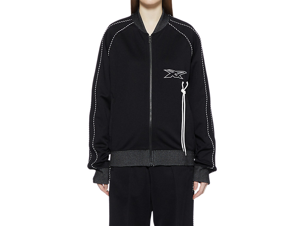 Women's Onitsuka Tiger Track Top Clothing Black | 27589YRWB