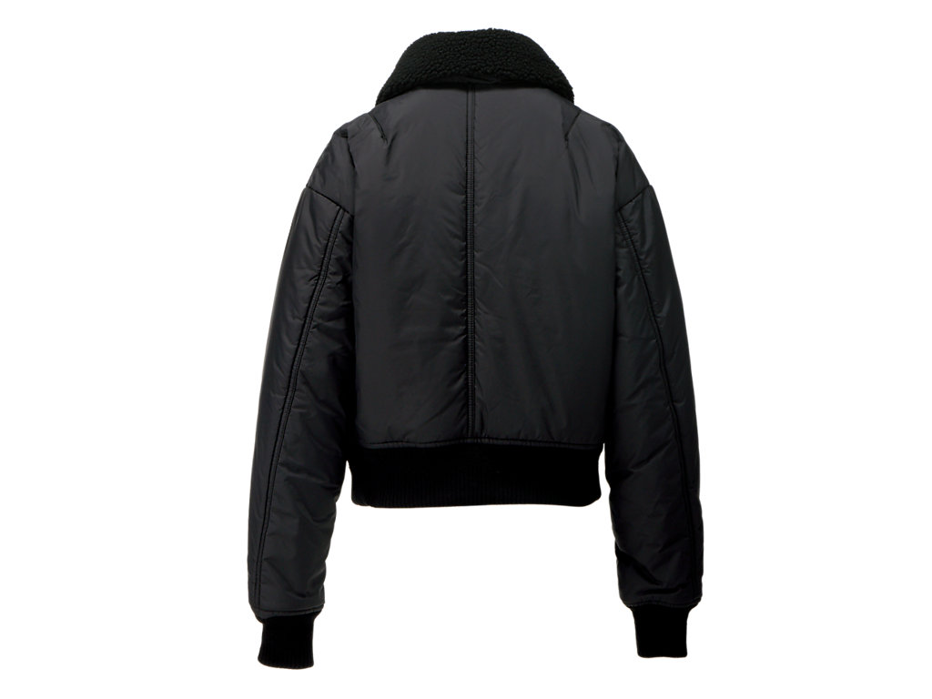 Women's Onitsuka Tiger Ws Blouson Clothing Black | 78906HEAJ