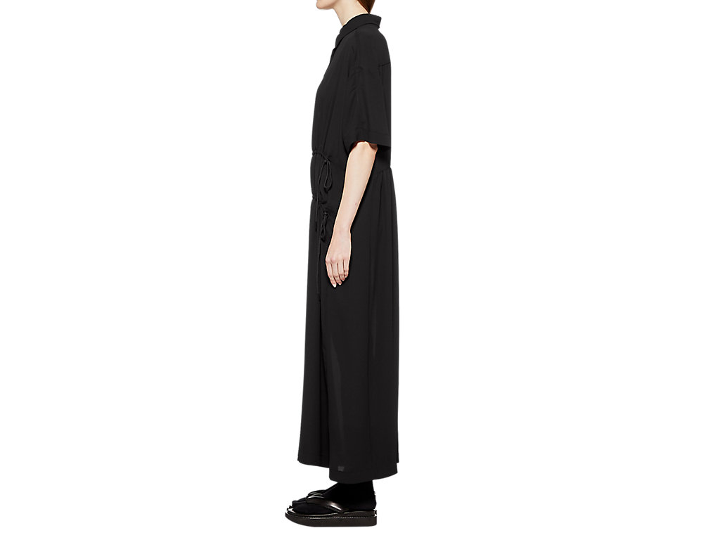 Women's Onitsuka Tiger Ws Long Dress Clothing Black | 65721NMGT