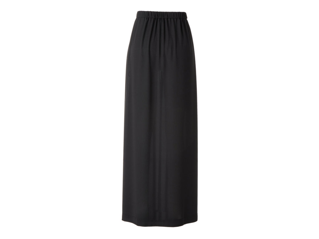 Women's Onitsuka Tiger Ws Long Skirt Clothing Black | 78532KYFS