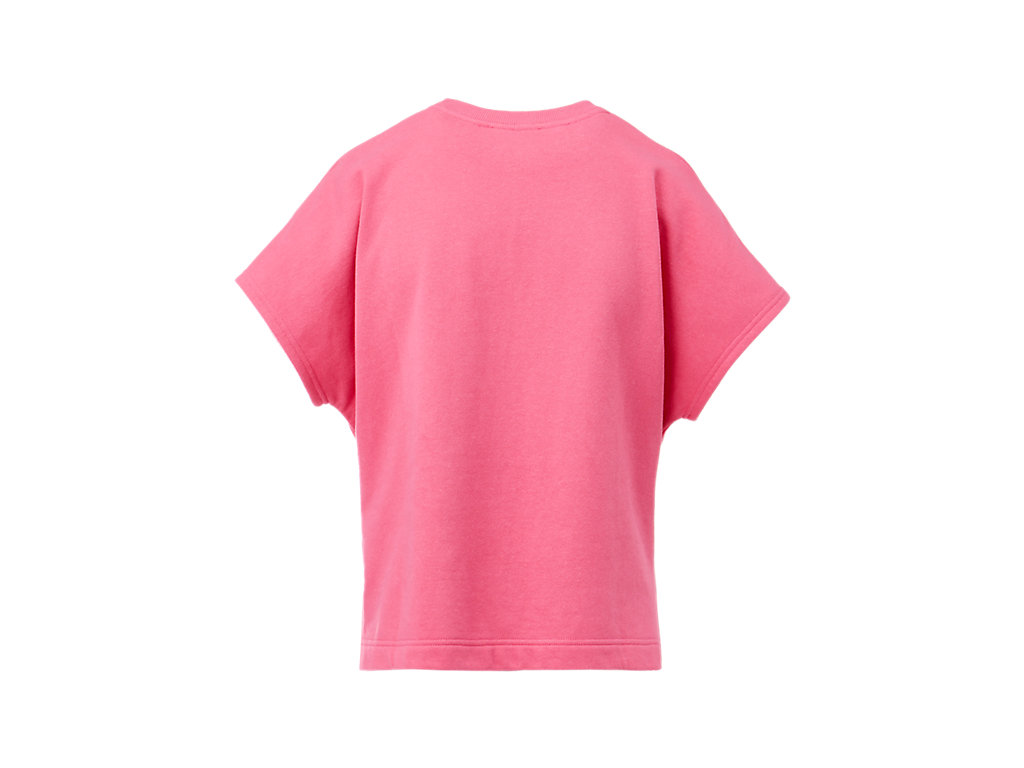 Women's Onitsuka Tiger Ws Short Sleeve Top Clothing Pink | 19642NZEV