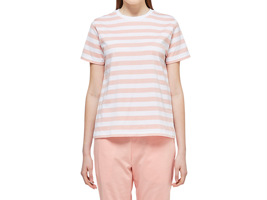 Women's Onitsuka Tiger Ws Tee Clothing Cozy Pink | 37502BDLM