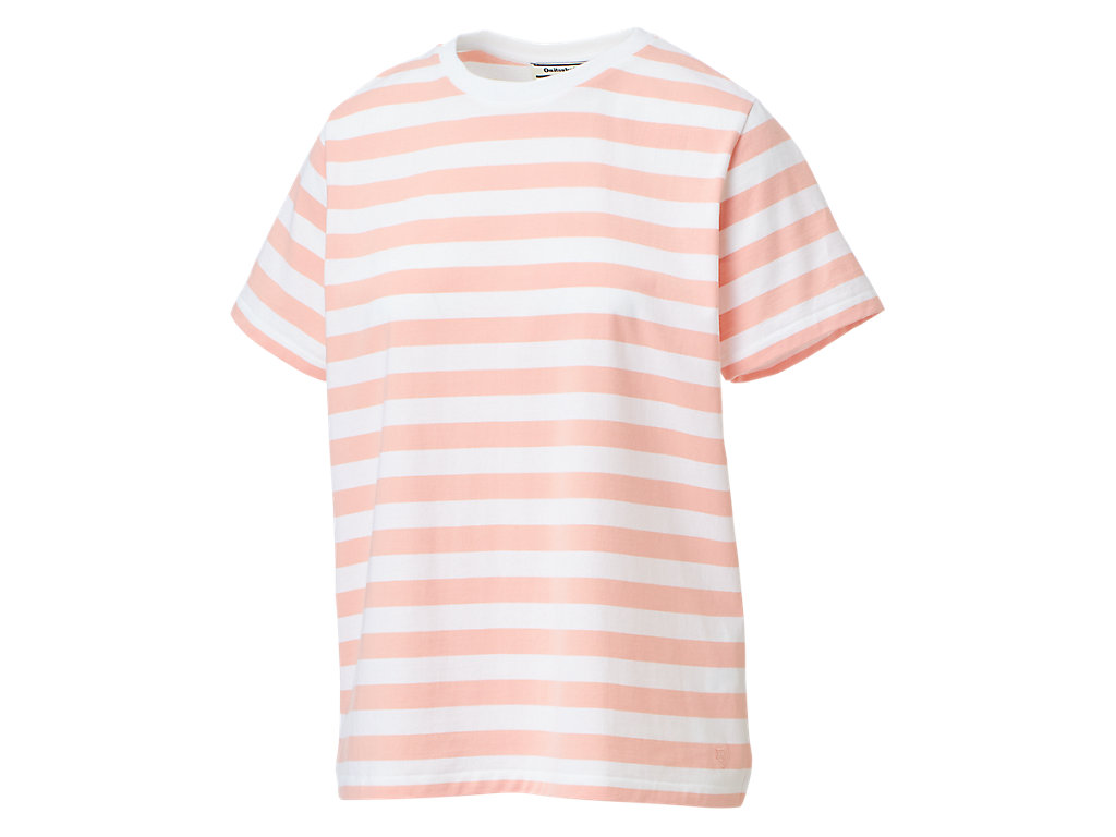 Women's Onitsuka Tiger Ws Tee Clothing Cozy Pink | 37502BDLM