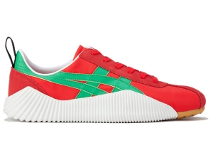 Men's Onitsuka Tiger Acromount Shoes Classic Red/Cilantro | 92587WGPR