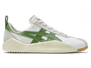 Men's Onitsuka Tiger Acromount Shoes Cream/Spinach Green | 17486NXAC