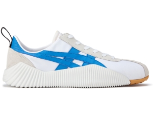 Men's Onitsuka Tiger Acromount Shoes White/Directoire Blue | 59680LPAZ