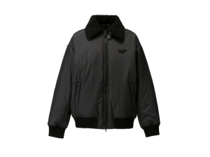 Men's Onitsuka Tiger Blouson Clothing Black | 68354UMIC