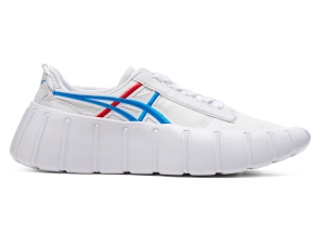 Men's Onitsuka Tiger Gigatia Shoes White/Directoire Blue | 24938GXWH