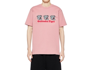 Men's Onitsuka Tiger Graphic Tee Clothing Light Pink | 16205FTVM