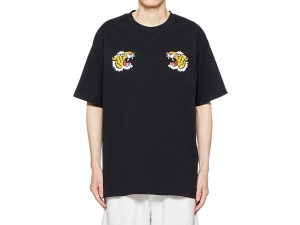 Men's Onitsuka Tiger Graphic Tee Clothing Black | 19608JADI