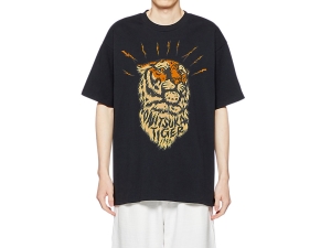 Men's Onitsuka Tiger Graphic Tee Clothing Black | 48725TAOZ