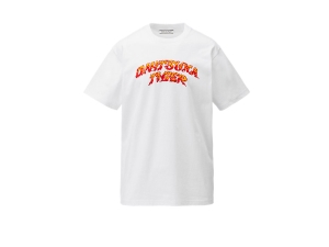 Men's Onitsuka Tiger Graphic Tee Clothing White | 62748PRBY