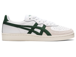 Men's Onitsuka Tiger Gsm Shoes White/Hunter Green | 56347GMTD